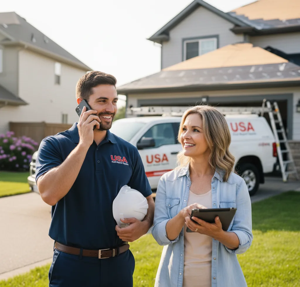 USA Roof Repair Experts customer support in Reynolds Station
